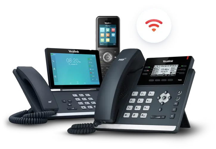 hosted phone devices