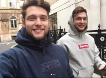 Derek and Ryan walking