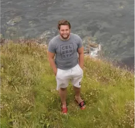 Ryan on cliff